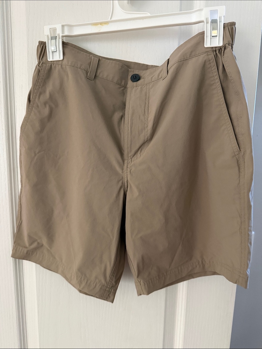 Men's Athletic Shorts in Khaki - Lightweight Performance Short